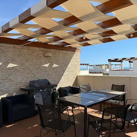 P094- Porto Recanati, Bilocale Con Terrazza Panoramica Vista Mare Apartamento